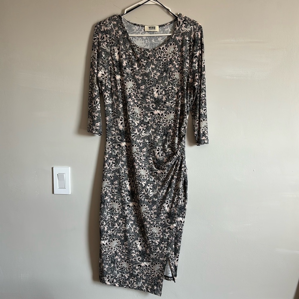Verse Briane Brushed Knit Midi Dress
